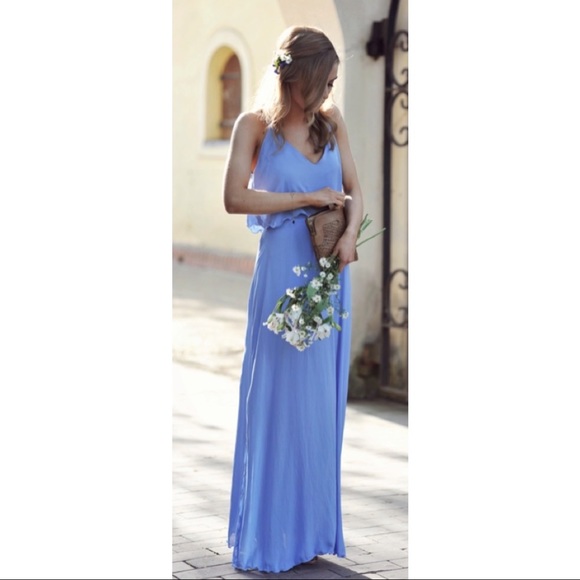 periwinkle maxi dress